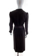 elegantes 80s Kleid schwarz