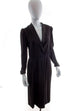 elegantes 80s Kleid schwarz