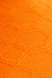 60er Strickkleid orange