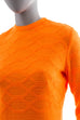 60er Strickkleid orange 60er 70er Disco Frau M 40-42 Mod orange real-disco real_disco S 36-38 Schlager Special vintageberlin.de