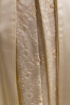 50s Brautkleid creme Satin