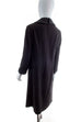 60er Wollkleid schwarz elegant