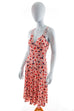 Hippie Sommerkleid rot Muster Default Title 60er 70er Boho bunt Disco Frau Hippie real-boho Rockabilly rot Special XS 32-34 vintageberlin.de