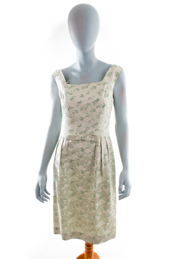 60er Seide Cocktailkleid VEB