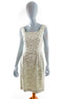 60er Seide Cocktailkleid VEB