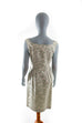 60er Seide Cocktailkleid VEB