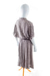 Vintage Sommerkleid grau Blümchen 80er 90er Boho Frau grau M 40-42 Rockabilly vintageberlin.de