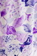 70er Kleid lila Blumen Plissee