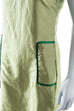 Vintage Boho Kleid grün bestickt