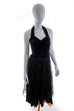 50er Tanzkleid schwarz Samt 40er 50er 60er Abendmode Frau Petticoat real-rockabilly Rockabilly S 36-38 schwarz Special vintageberlin.de
