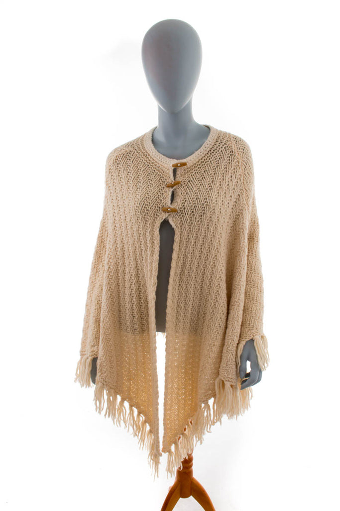 Vintage Wollcape creme