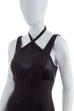 Vintage Abendkleid schwarz lang 90er Abendmode Designer Frau S 36-38 schwarz vintageberlin.de