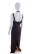Vintage Abendkleid schwarz lang 90er Abendmode Designer Frau S 36-38 schwarz vintageberlin.de