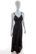 elegantes Abendkleid schwarz Pailletten 70er 80er Abendmode Boho Frau M 40-42 schwarz vintageberlin.de