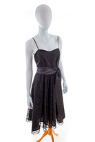 Cocktailkleid schwarz Spitze