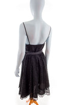 Cocktailkleid schwarz Spitze