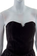 Sexy Cocktailkleid schwarz samt