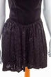 Sexy Cocktailkleid schwarz samt