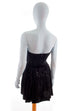 Sexy Cocktailkleid schwarz samt