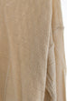 Vintage Pulli beige V-Ausschnitt