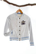 GOZO Baseballjacke weiß Default Title 90er blau Frau Rockabilly S 36-38 weiß vintageberlin.de