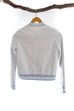 GOZO Baseballjacke weiß 90er blau Frau Rockabilly S 36-38 weiß vintageberlin.de