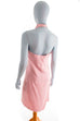 Neckholder Kleid rosa Leinen