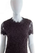 sexy Shiftkleid schwarz Spitze 90er Abendmode Disco Frau S 36-38 schwarz vintageberlin.de