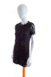 sexy Shiftkleid schwarz Spitze 90er Abendmode Disco Frau S 36-38 schwarz vintageberlin.de