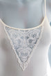 Vintage Body weiß Spitze