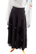 Hippie Rock schwarz Spitze Schleifen 60er 70er 80er Boho Frau Hippie real-boho Rockabilly S 36-38 schwarz Special vintageberlin.de