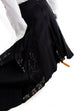 Hippie Rock schwarz Spitze Schleifen 60er 70er 80er Boho Frau Hippie real-boho Rockabilly S 36-38 schwarz Special vintageberlin.de