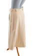 Vintage Wollrock Bogner 80er 90er beige Boho Designer Frau S 36-38 Sekretärin weiß vintageberlin.de