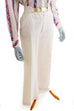 DDR Schlaghose weiß Stretch 60er 70er DDR Disco Frau M 40-42 real-disco real_disco Schlager Special weiß vintageberlin.de