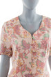 Kurzarm Blazer pastell 80er 90er bunt Frau M 40-42 rosa Sekretärin vintageberlin.de