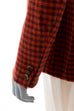 Vintage Tweed Blazer rot kariert