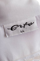 Vintage Bluse weiß Spitzeneinsatz