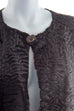 70er Hippie Fellweste schwarz 70er Boho Frau Hippie L 44-46 schwarz vintageberlin.de