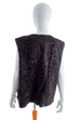 70er Hippie Fellweste schwarz 70er Boho Frau Hippie L 44-46 schwarz vintageberlin.de
