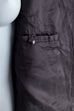 70er Hippie Fellweste schwarz 70er Boho Frau Hippie L 44-46 schwarz vintageberlin.de