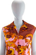 schrille Vintage Tunika leuchtend bunt