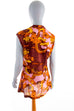 schrille Vintage Tunika leuchtend bunt