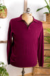 DANIEL HECHTER Merino Pulli weinrot Default Title 90er Dandy M 48-50 Mann Rockabilly rot vintageberlin.de