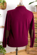 DANIEL HECHTER Merino Pulli weinrot 90er Dandy M 48-50 Mann Rockabilly rot vintageberlin.de