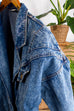 Vintage Jeans Jacke blau