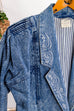 80er Jahre Jeans Jacke