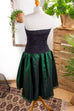 Gothic Tanzkleid schwarz grün