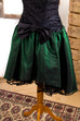 Gothic Tanzkleid schwarz grün