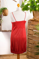 süßes Charleston Kleid rot gold