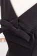 Sexy Etuikleid schwarz Wolle 50er 60er Abendmode Frau Rockabilly S 36-38 schwarz Sekretärin Special vintageberlin.de